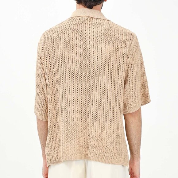 BNWT SS25 I'M BRIAN KNIT SHORT SLEEVE CARDIGAN S & L - Picture 12 of 13